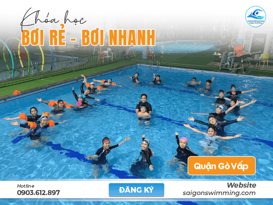  Học bơi ở Gò Vấp - Cam kết biết bơi đến khi thành thạo